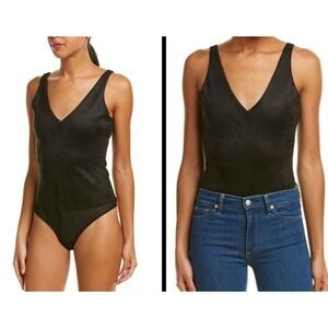 BCBGMAXAZRIA Mya Size Small Bodysuit NWT‎ Minimalist Chic Stretch Mesh